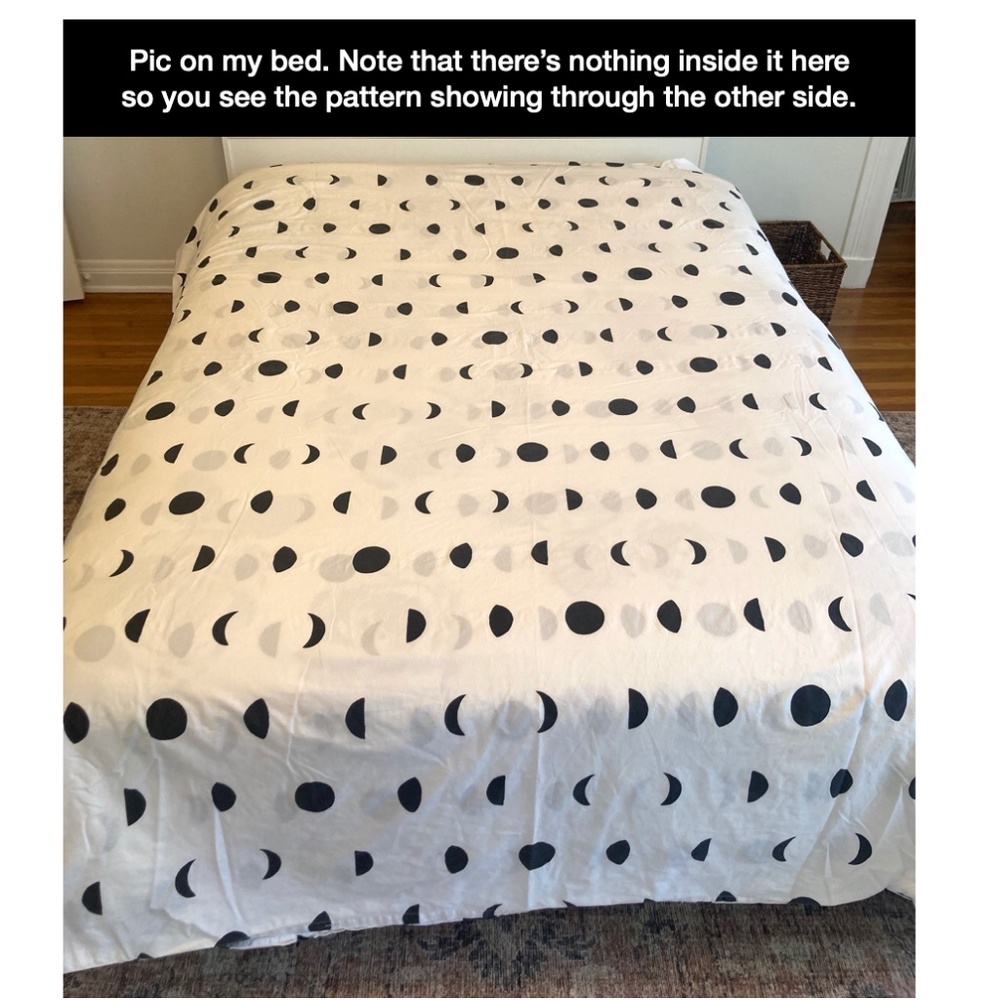 Urban Outfitters Home 🌚 Full Size Moon Duvet - Picture 2 of 5